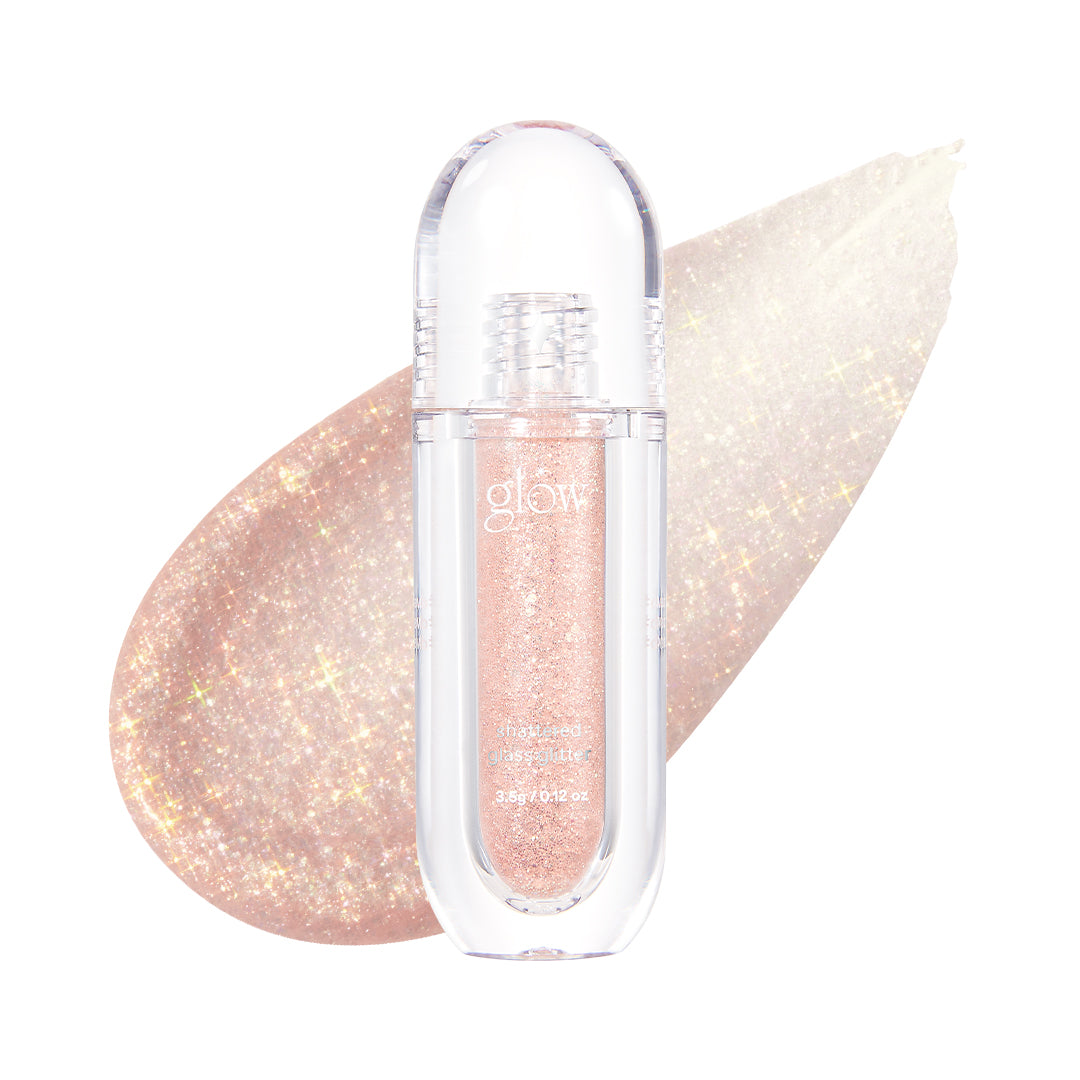 glow shattered glass glitter