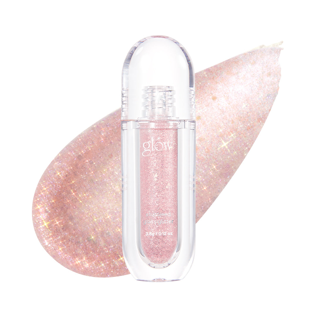 glow shattered glass glitter