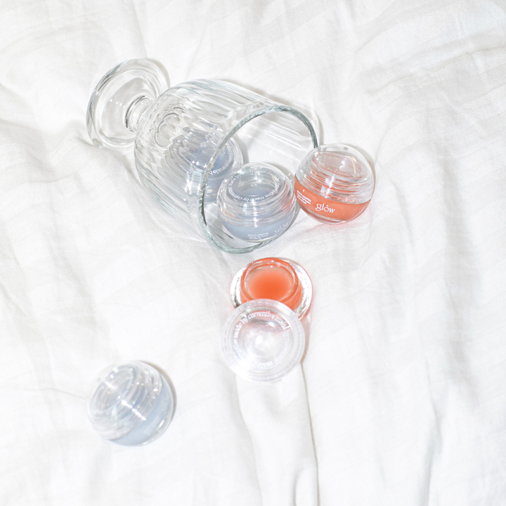 glow peach peptide lip balm
