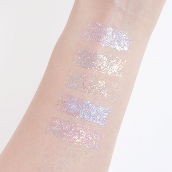 glow shattered glass glitter