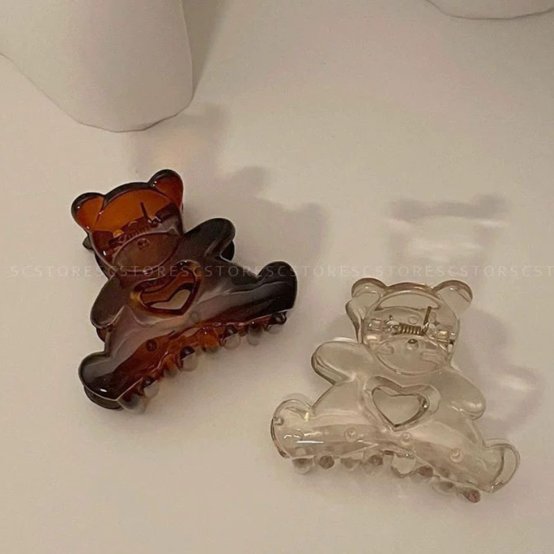 Teddy Hugs Claw Clip