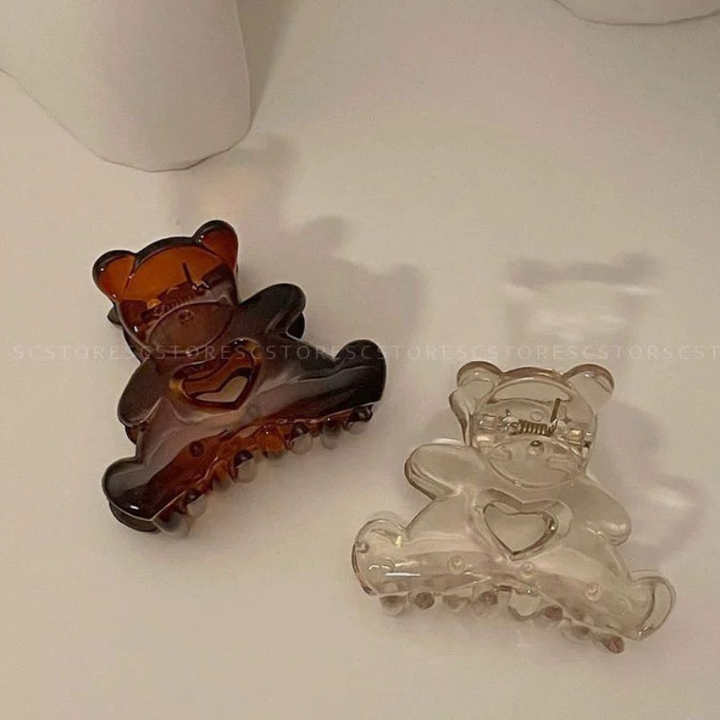 Teddy Hugs Claw Clip