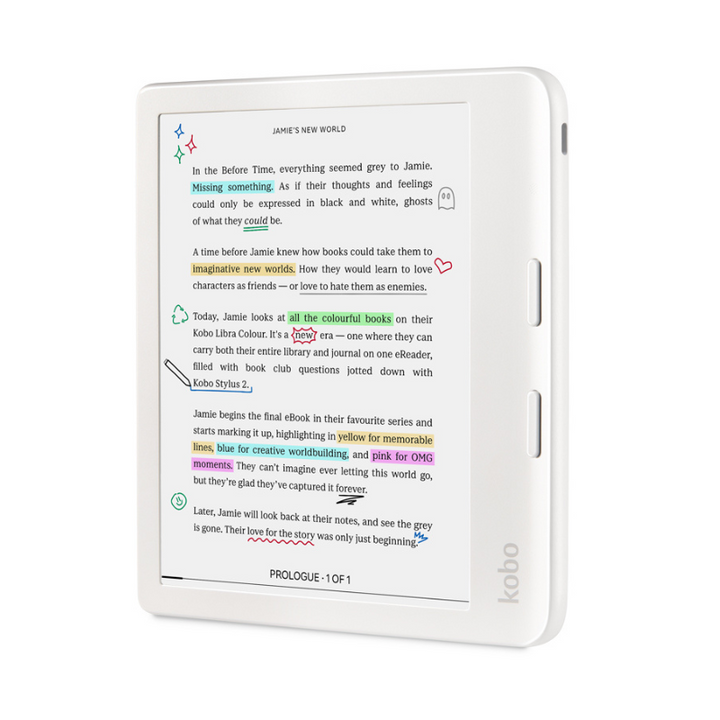 KOBO Libra Colour (White) Kaleido 3