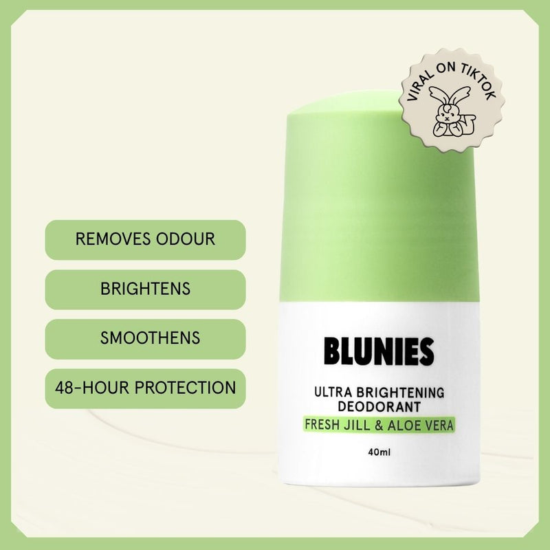 Blunies Ultra Brightening Deodorant - Fresh Jill & Aloe Vera