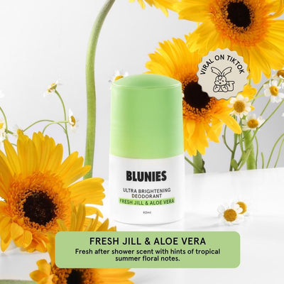 Blunies Ultra Brightening Deodorant - Fresh Jill & Aloe Vera