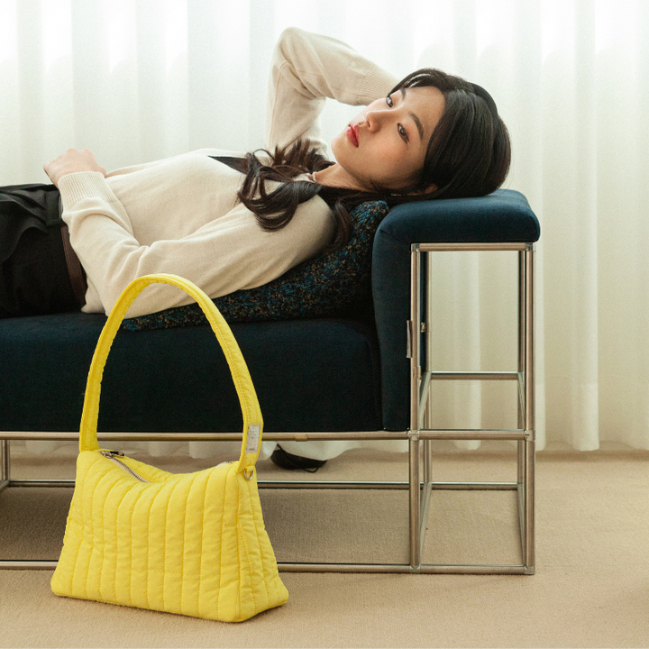 ithinkso Cozy Neat Bag Puffy Lemon