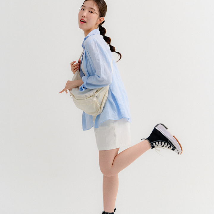Ithinkso JetSet Cross X Shoulder (L) Cream