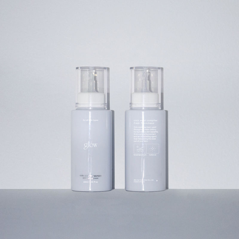 glow coix seed sunscreen