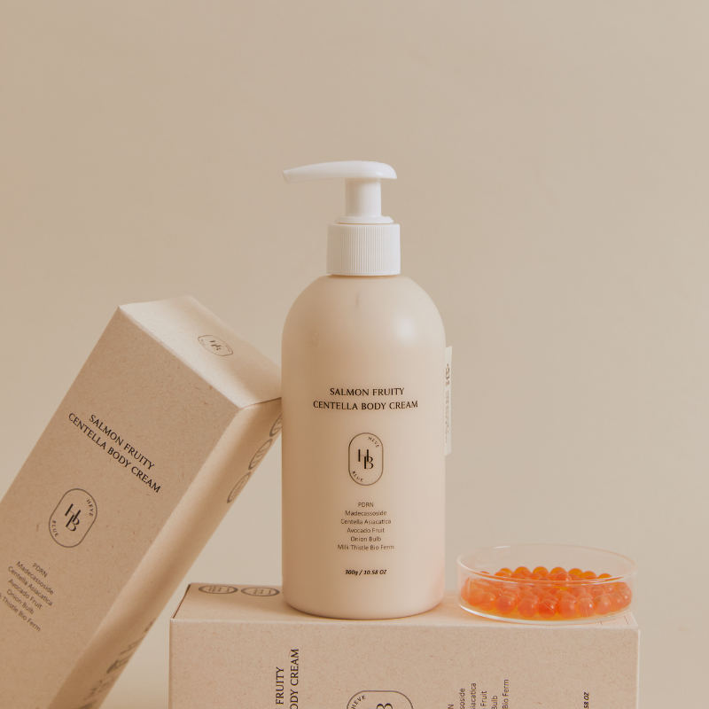 HEVEBLUE Salmon Fruity Centella Body Cream