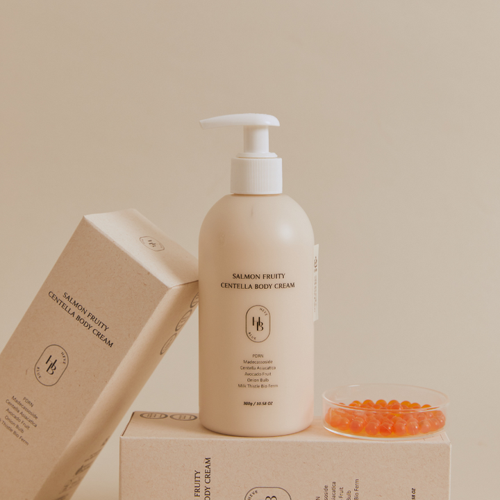 HEVEBLUE Salmon Fruity Centella Body Cream