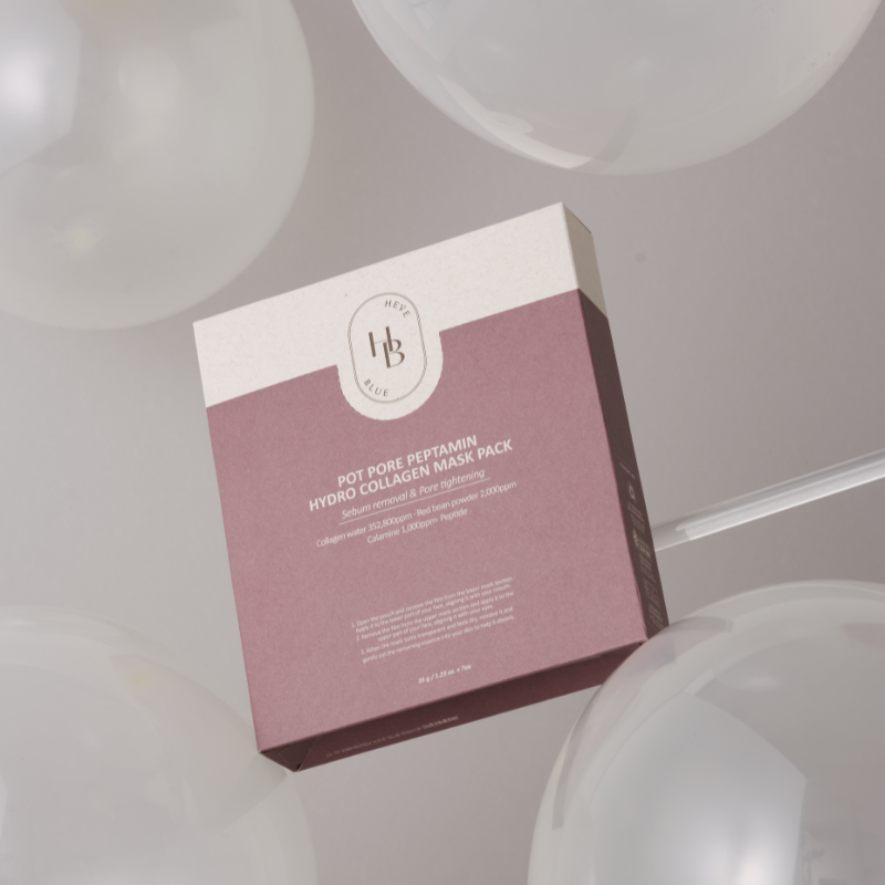 HEVEBLUE Pot Pore Peptamin Hydro Collagen Mask Pack