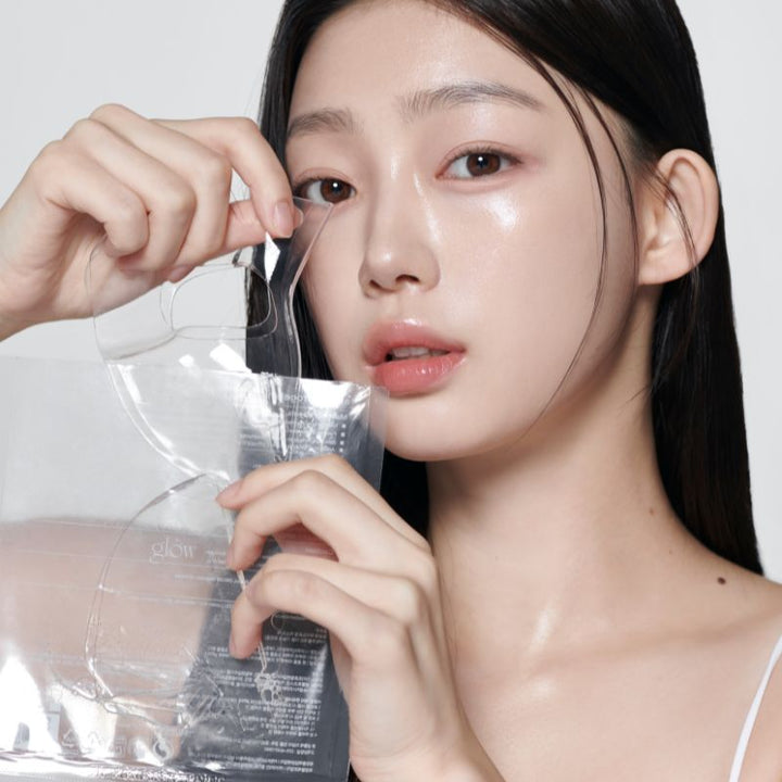 glow aloe hydrogel sheet mask 3ea