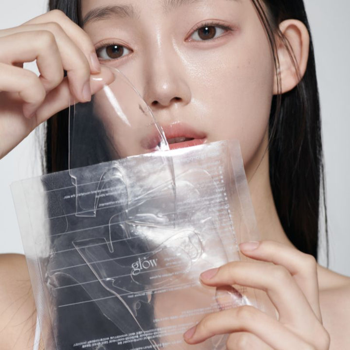 glow aloe hydrogel sheet mask 3ea