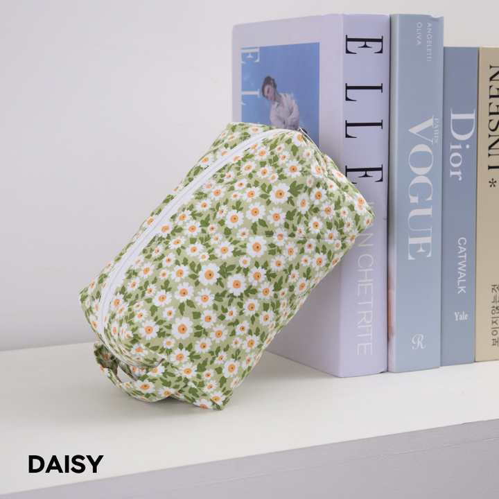 Floral Fluffy Pouch