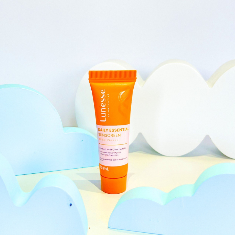 Lunesse Bundles Facewash MoistureCream Sunscreen (Travel Size)