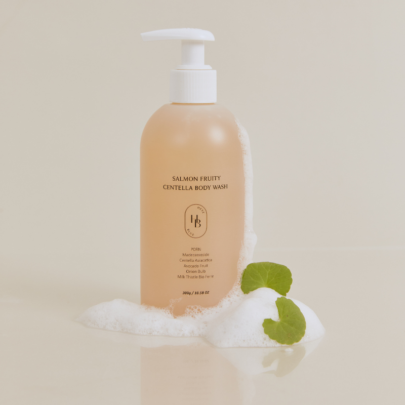 HEVEBLUE Salmon Fruity Centella Body Wash