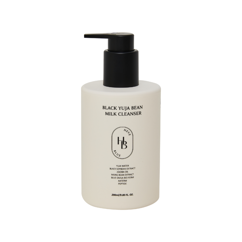 HEVEBLUE Black Yuja Bean Milk Cleanser