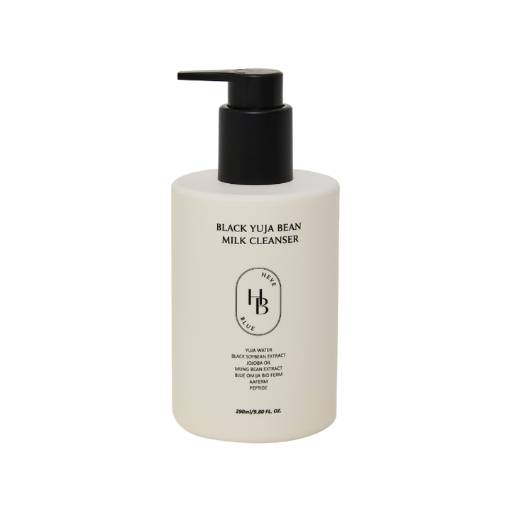 HEVEBLUE Black Yuja Bean Milk Cleanser
