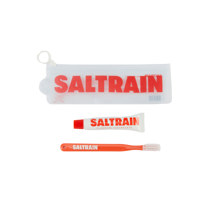 Saltrain Travel Kit (Toothpaste &amp; Toothbrush)