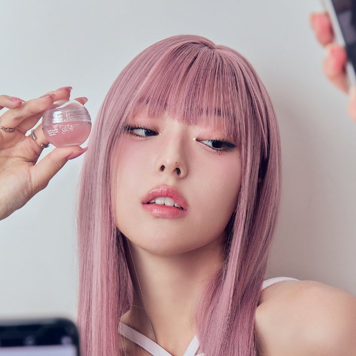 glow peach peptide lip balm