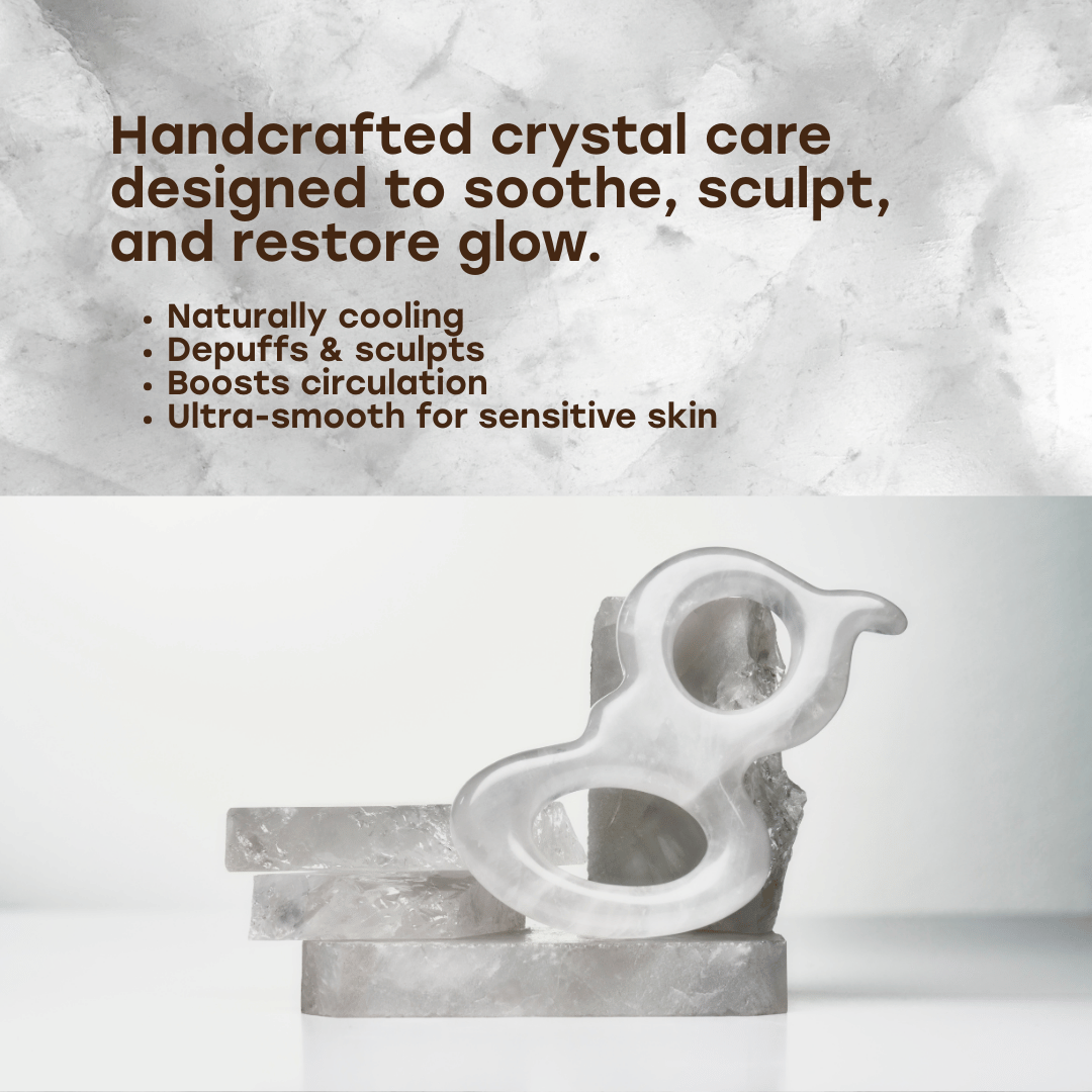 glow natural rock quartz detox gua sha