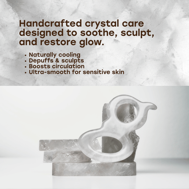 glow natural rock quartz detox gua sha