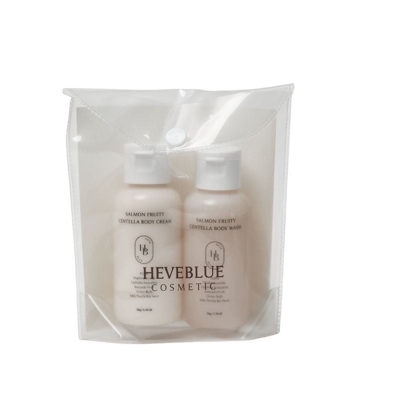 HEVEBLUE Salmon Fruity Centella Body Travel Kit 100g
