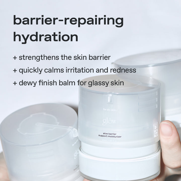 glow aloe barrier support moisturizer