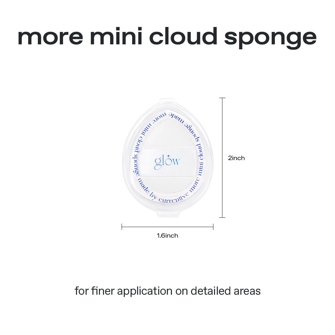 glow more mini cloud sponge