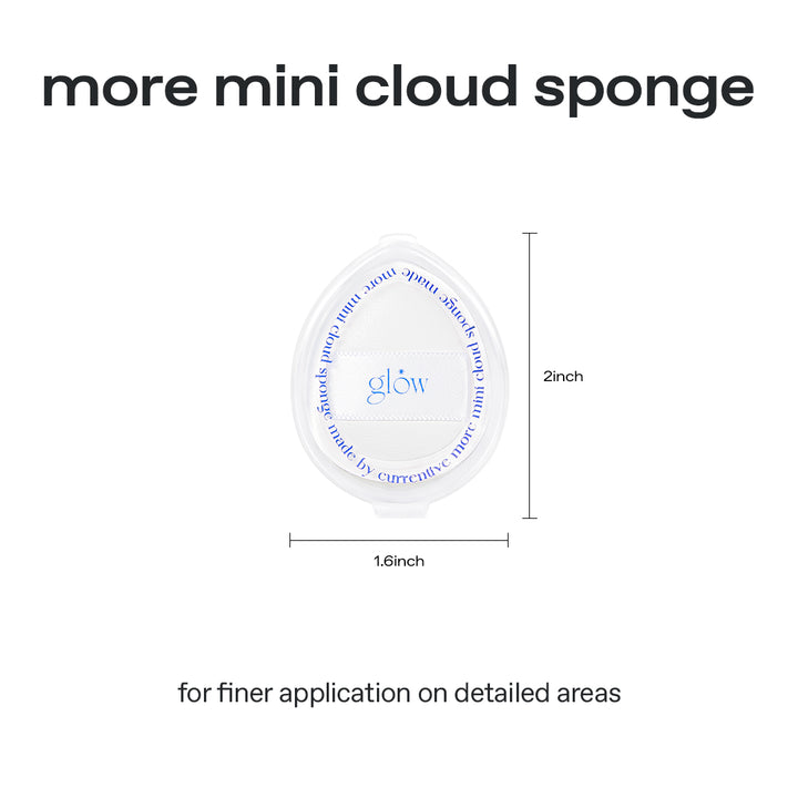 glow more mini cloud sponge