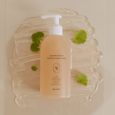 HEVEBLUE Salmon Fruity Centella Body Wash