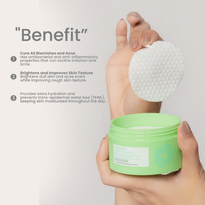 LUNESSE Cica Calm Toning Essence Pads