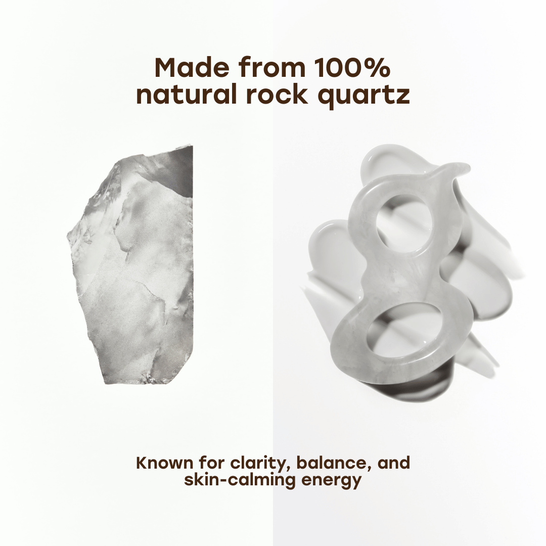 glow natural rock quartz detox gua sha