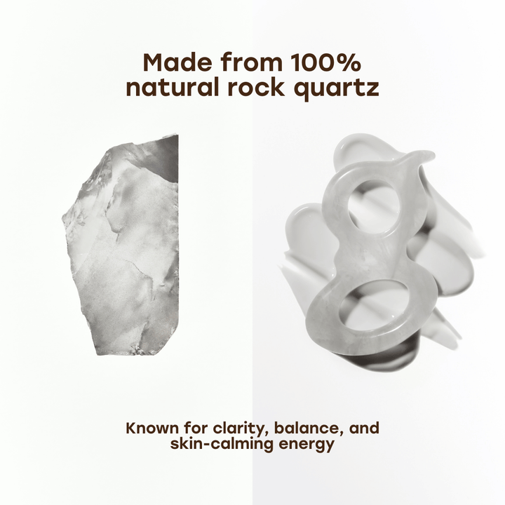 glow natural rock quartz detox gua sha