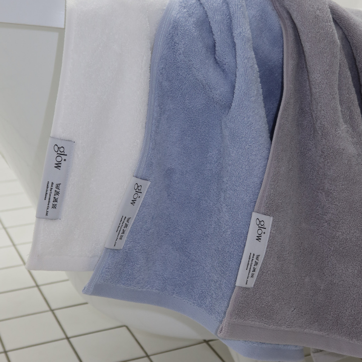 glow towel trio set