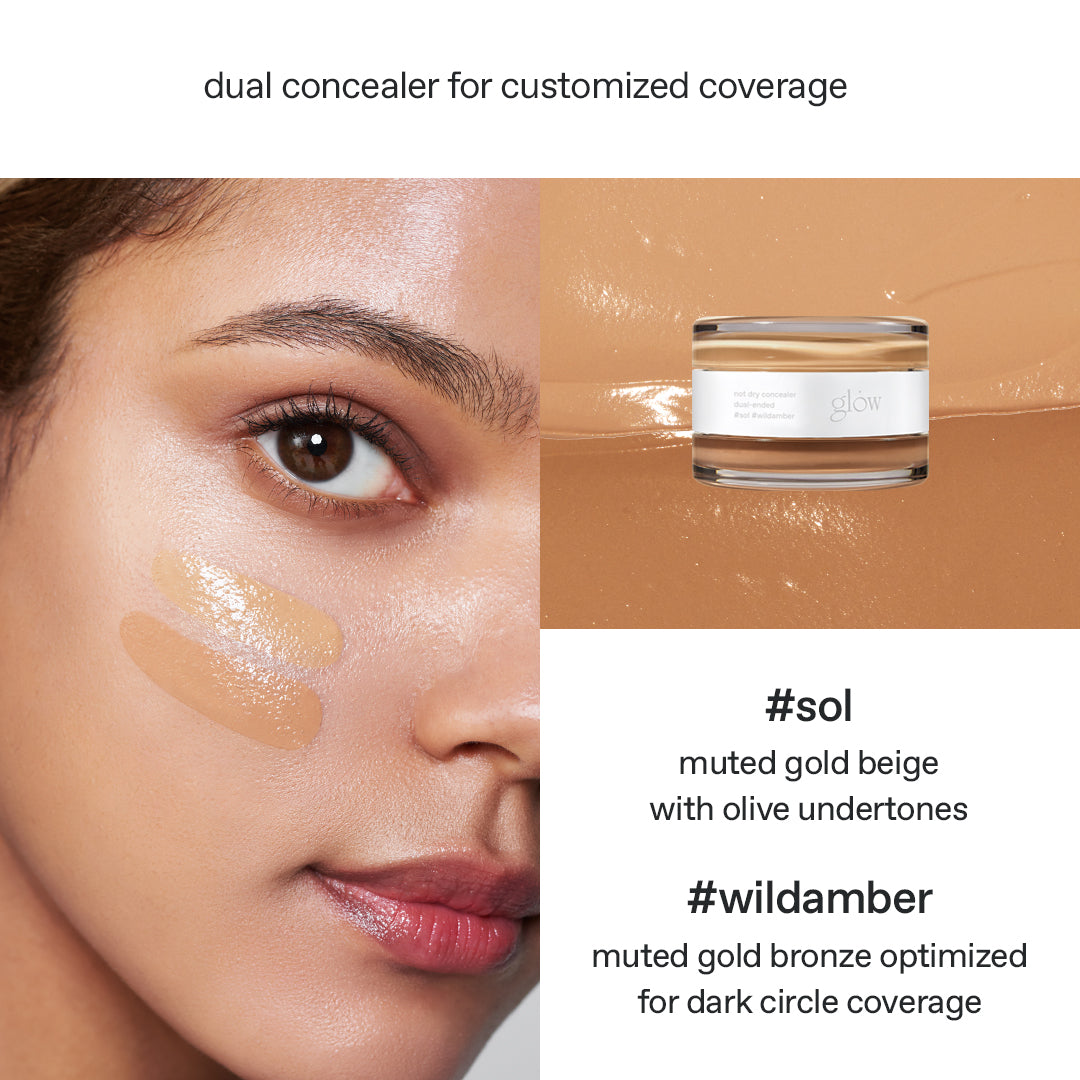 glow not dry concealer dual-ended