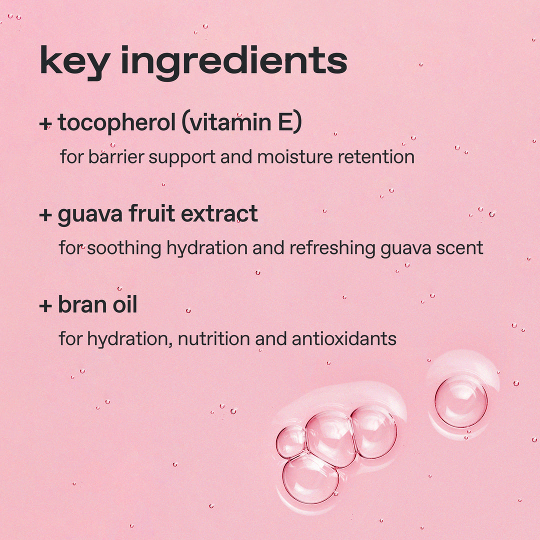 glow guava facial cleanser