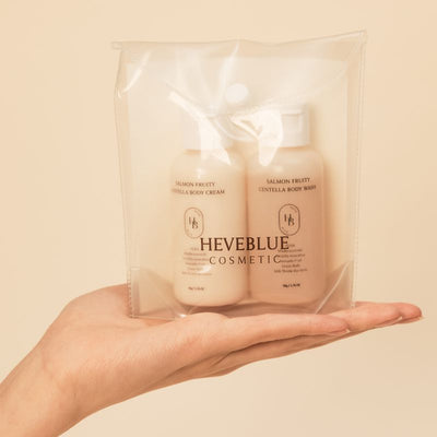 HEVEBLUE Salmon Fruity Centella Body Travel Kit 100g