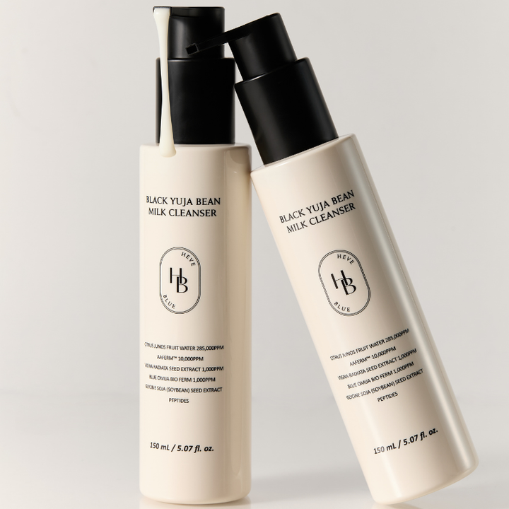 HEVEBLUE Black Yuja Bean Milk Cleanser