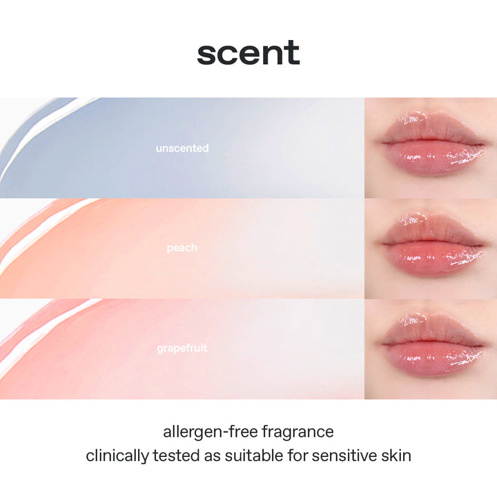 glow peach peptide lip balm