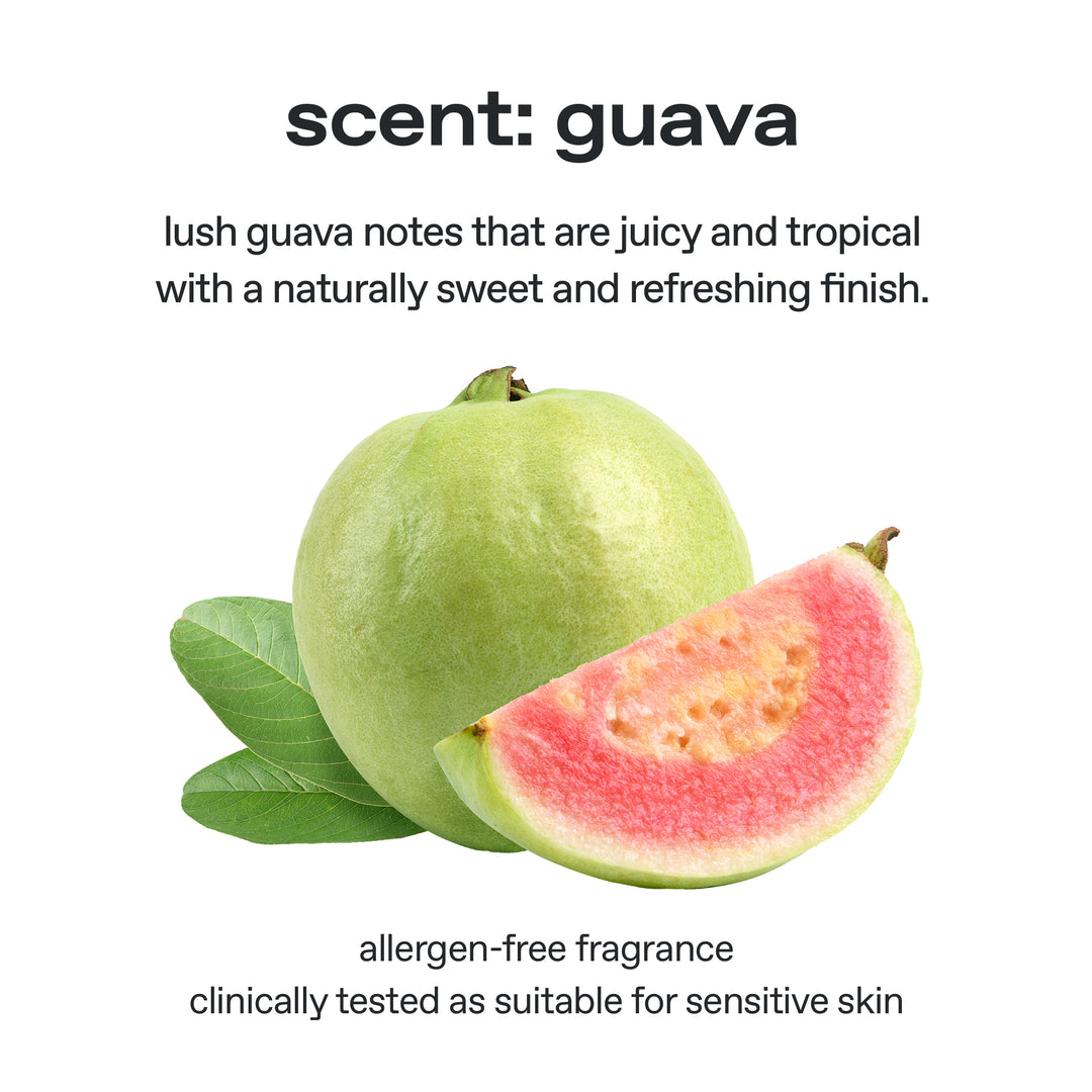 glow guava facial cleanser