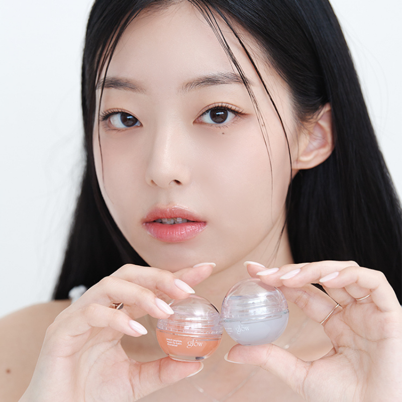 glow peach peptide lip balm