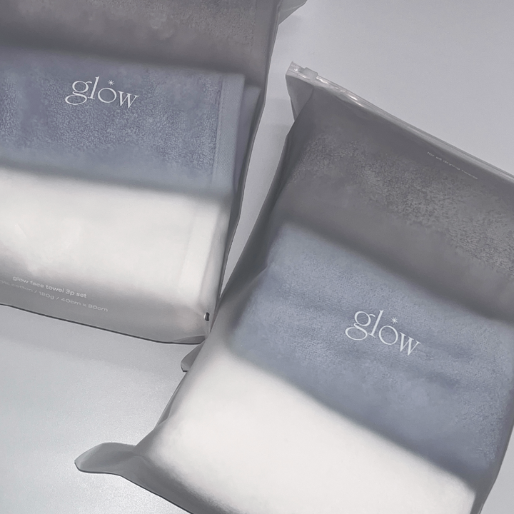 glow towel trio set