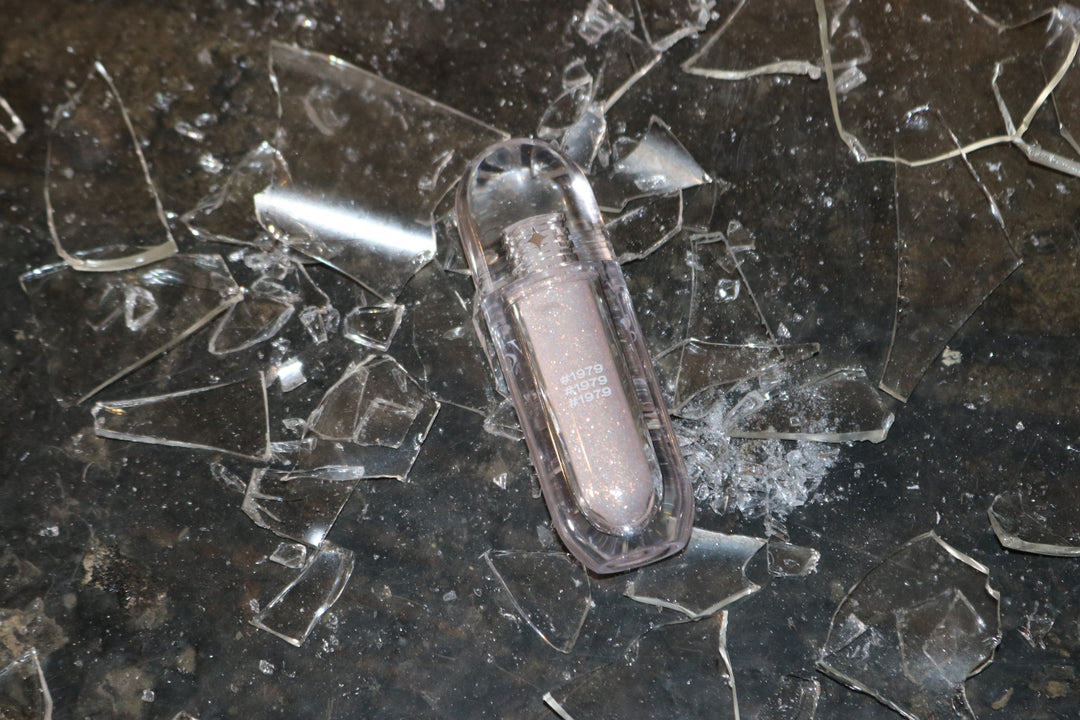 glow shattered glass glitter
