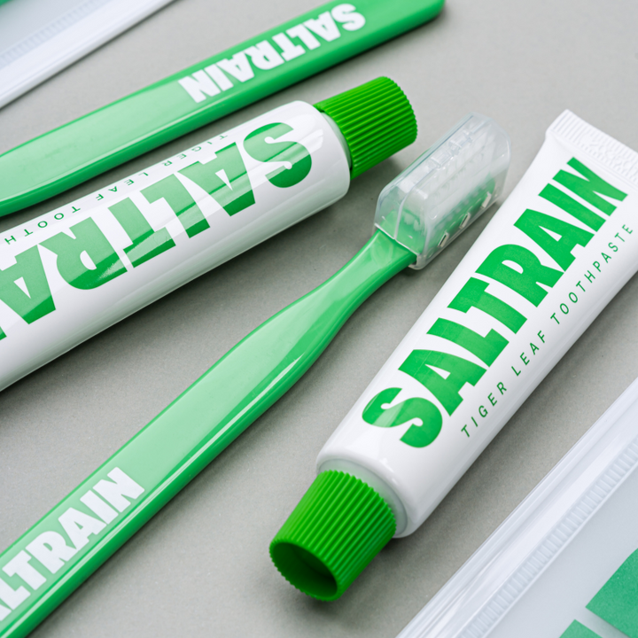 Saltrain Travel Kit (Toothpaste &amp; Toothbrush)