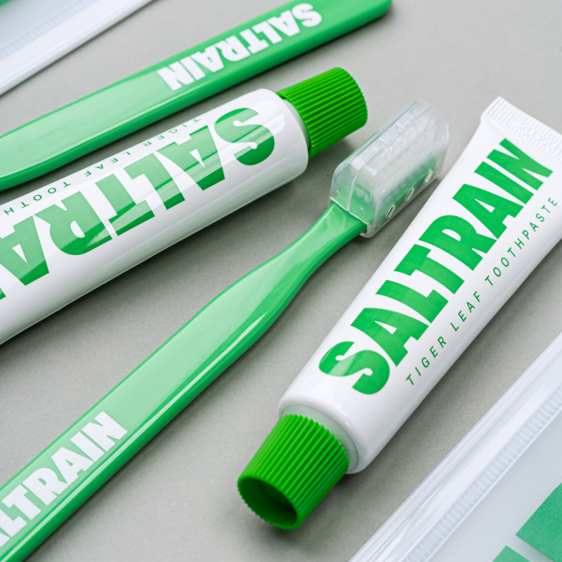 Saltrain Travel Kit (Toothpaste & Toothbrush)