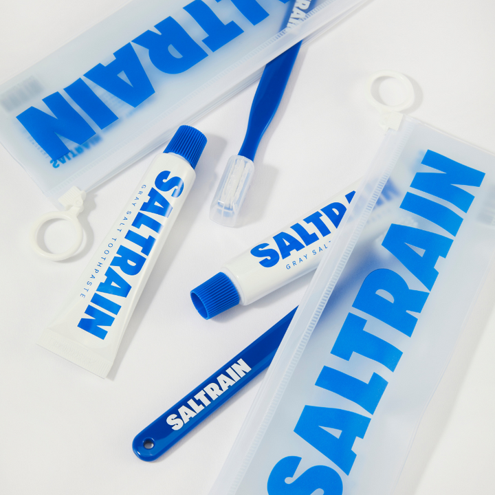 Saltrain Travel Kit (Toothpaste &amp; Toothbrush)