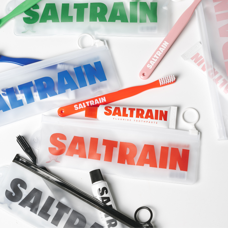 Saltrain Travel Kit (Toothpaste &amp; Toothbrush)