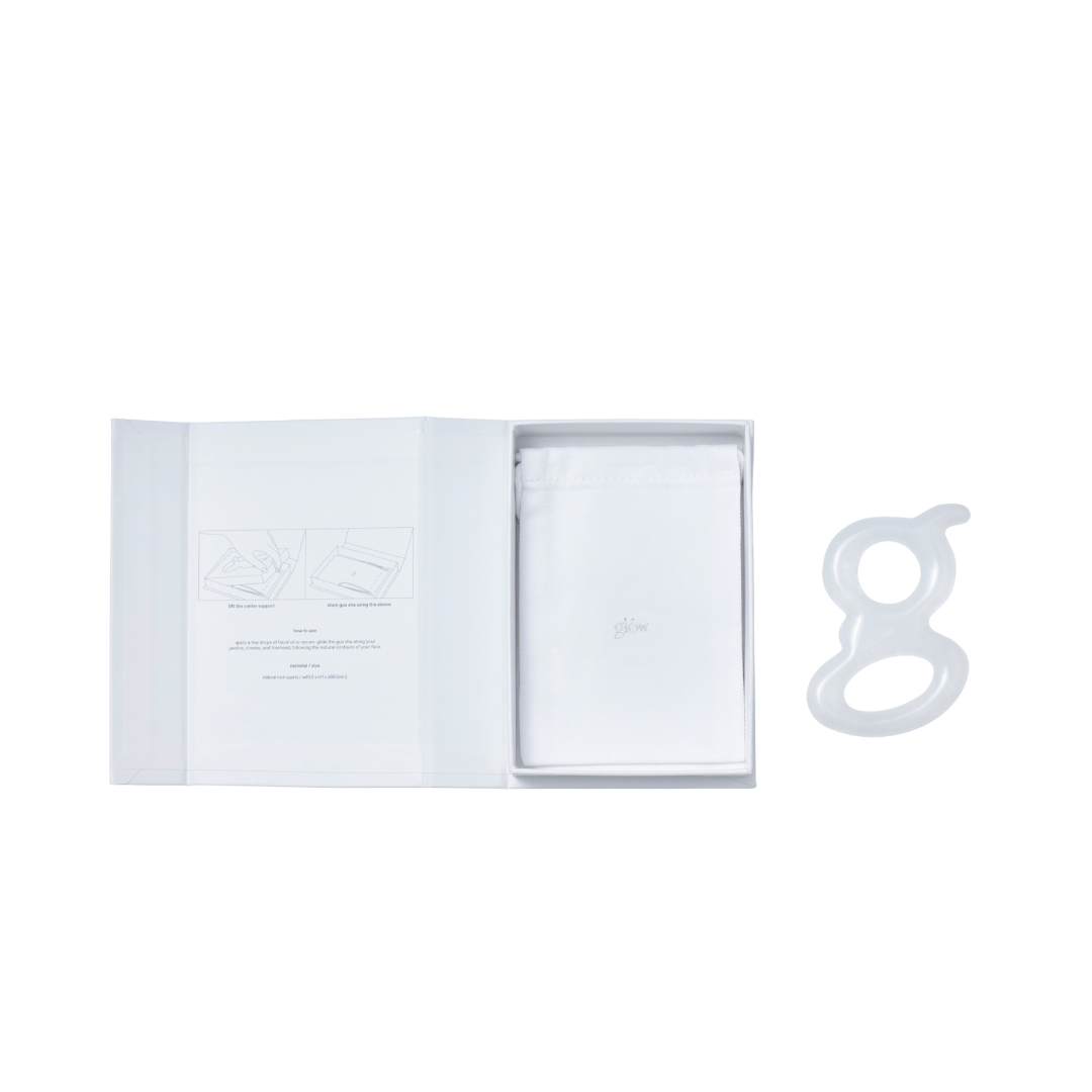glow natural rock quartz detox gua sha