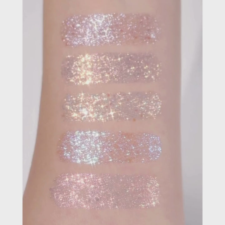 glow shattered glass glitter
